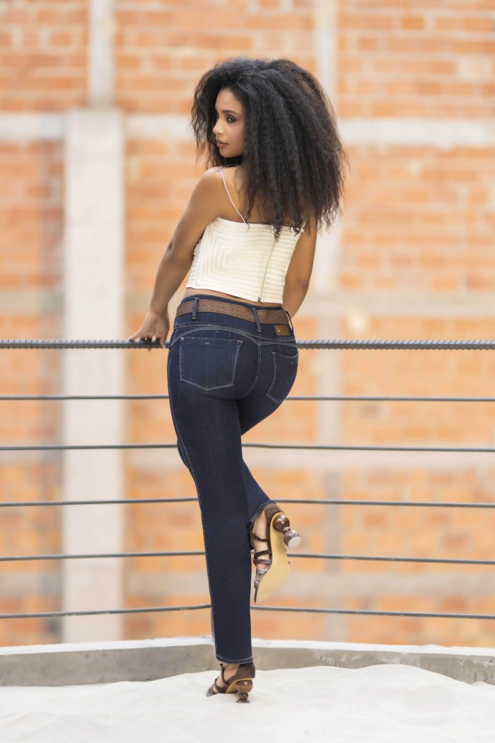 Pantalón Tipo Ochentero Bota Campana - Estilo Urbano Moderno - Push UP